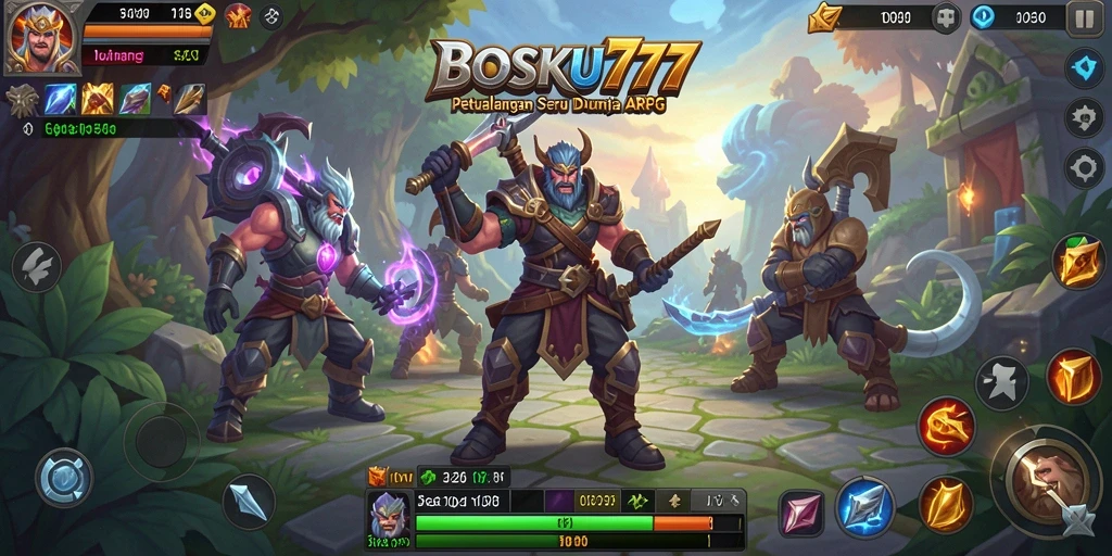 Gameplay dinamis dan grafis menawan di BOSKU777.