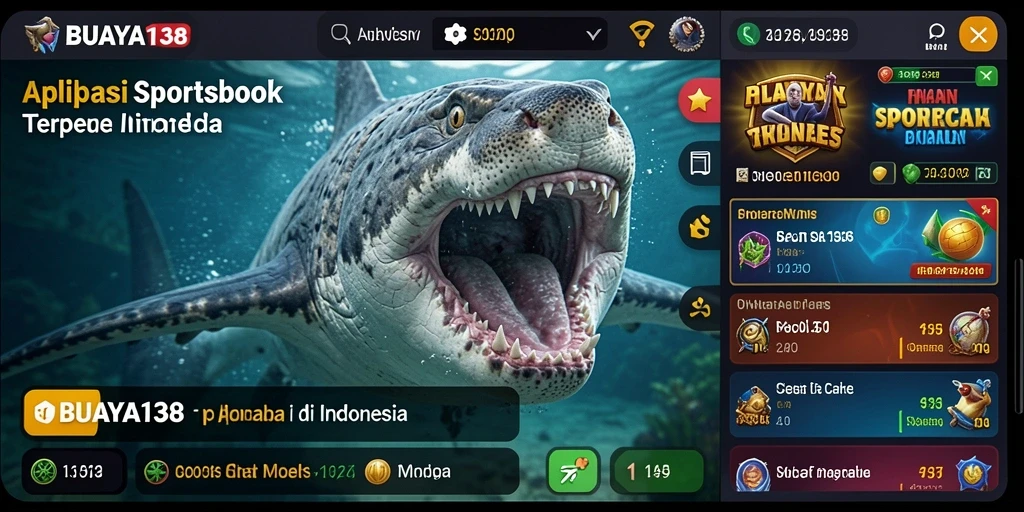 Tampilan gameplay utama BUAYA138 yang menarik dalam taruhan olahraga.