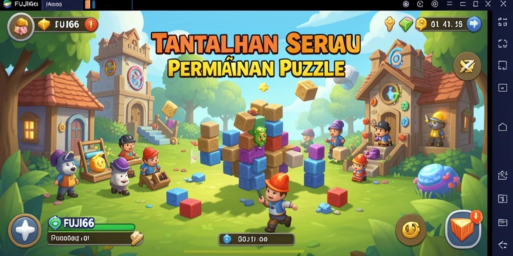 Tangkapan layar FUJI66 menampilkan gameplay Puzzle yang menarik dan seru.