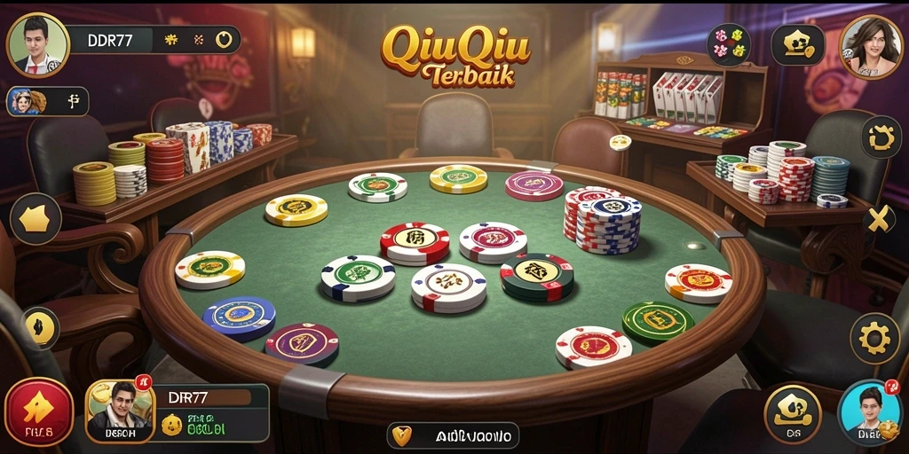 Screenshot gameplay IDR77 yang menampilkan momen seru QiuQiu.