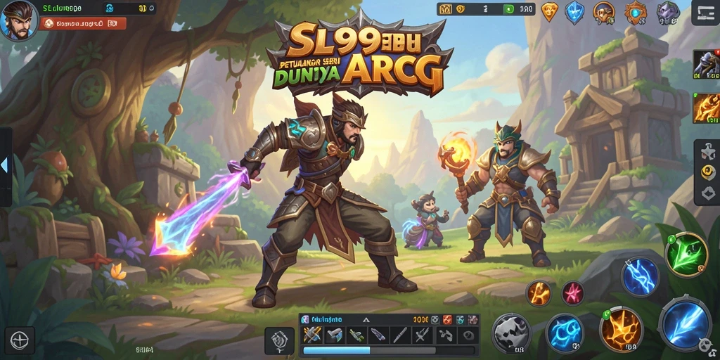 Tampilan gameplay SL999 yang mendebarkan dengan petualangan ARPG.
