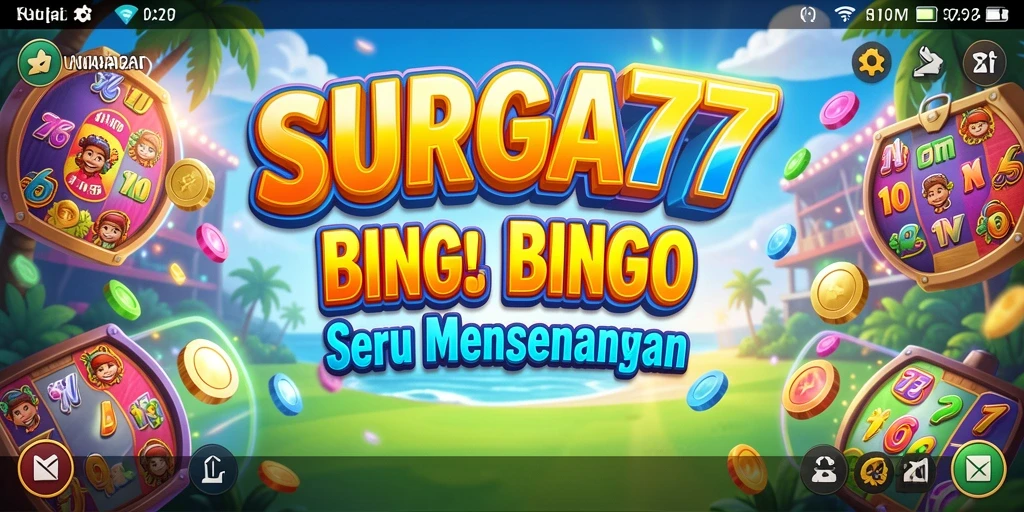 Tampilan gameplay SERU dari SURGA77 dengan keseruan Bingo.
