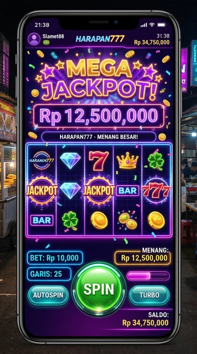 Proses pengunduhan aplikasi di harapan777 yang mudah.
